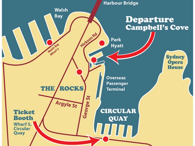 Location map for the harbour Sailing Office